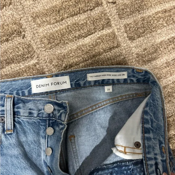 Denim Forum Wide-Leg Women’s Jeans - Picture 3 of 4